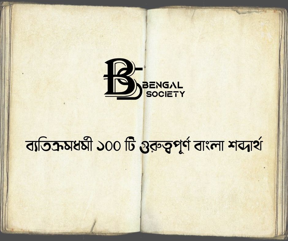You are currently viewing ব্যতিক্রমধর্মী ১০০ টি গুরুত্বপূর্ণ বাংলা শব্দার্থ